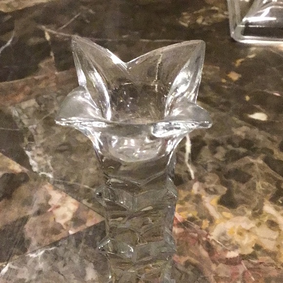 Crystal Glass Candle Sticks - Picture 3 of 6